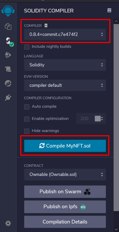 compile-nft